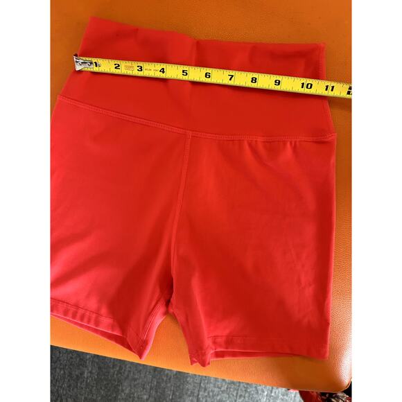 SOLD Daily Drills Red Tight Activewear Shorts Size S - Picture 7 of 7